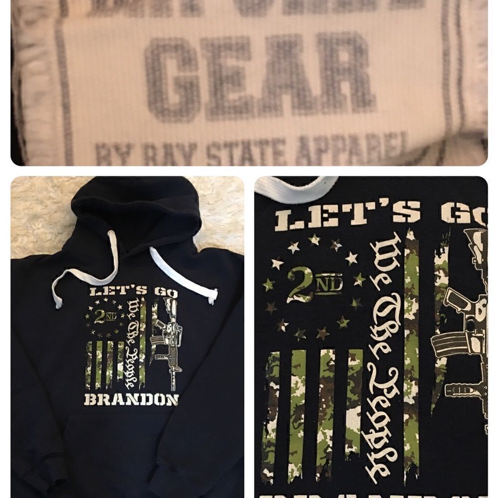 LETS‎ GO BRANDON! CAMO We the people Thick cozy Hoodie! UNISEX